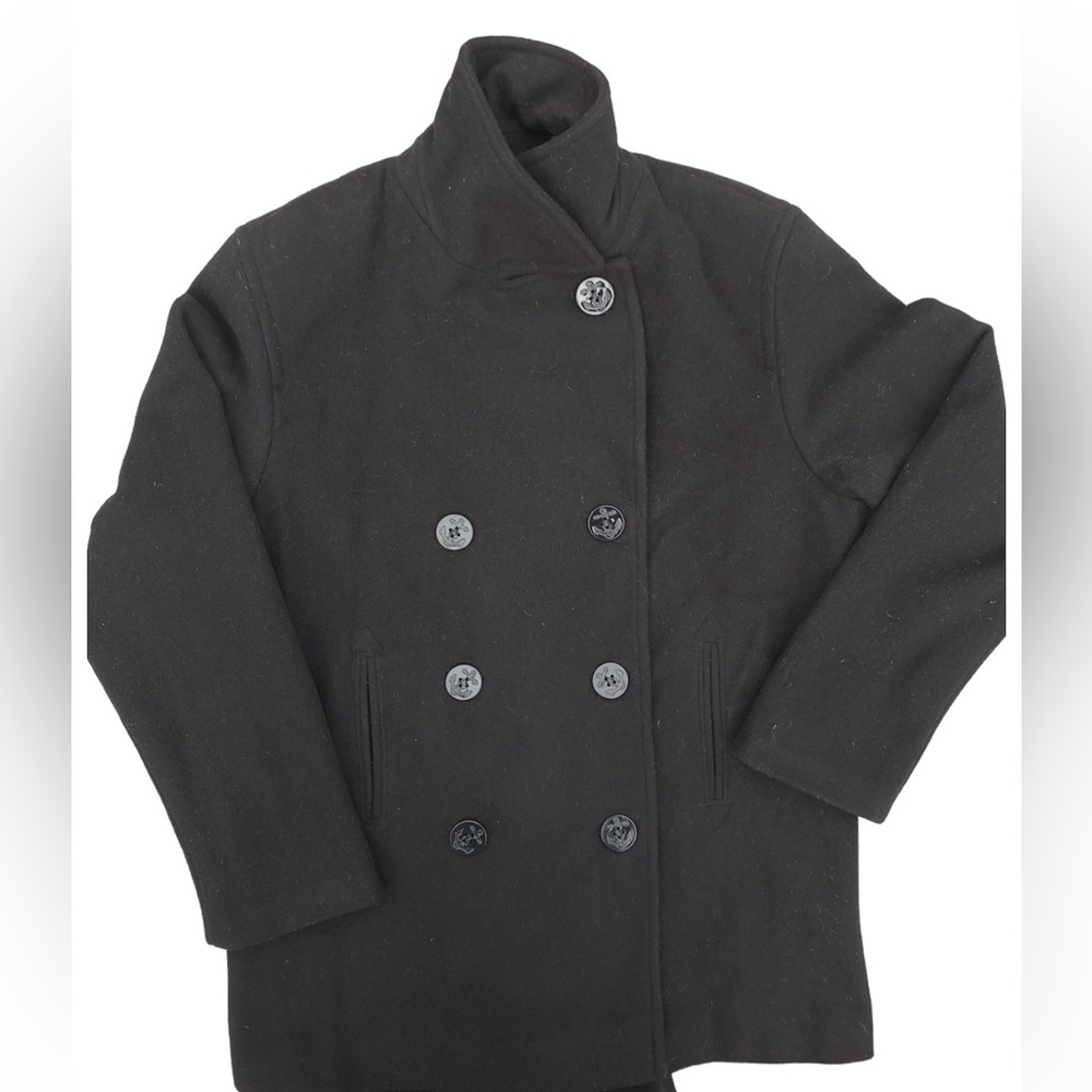 J.PERCY Nautical Button Wool Coat